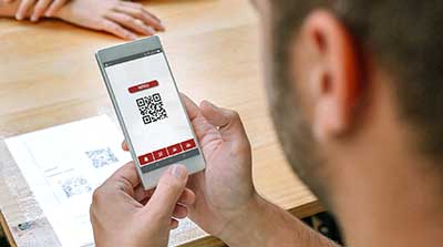 we tip web based form reporting text qr code
